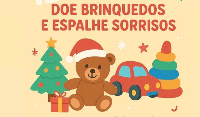 Natal solidário arrecadação de brinquedos 