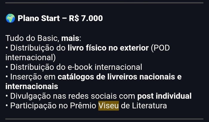Publicação de um livro 