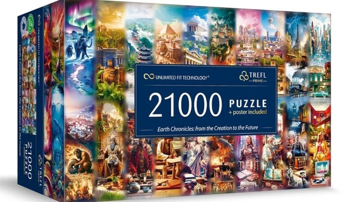 Uma peça de cada vez: um sonho de 21.000 peças!