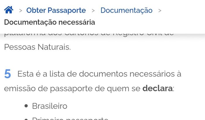 Passaporte a (TRABALHO)