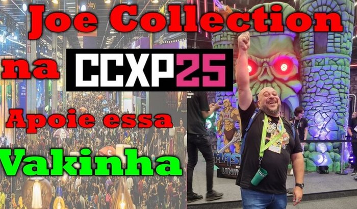 Ajude o Joe Collection a ir na CCXP25. É o único jeito!