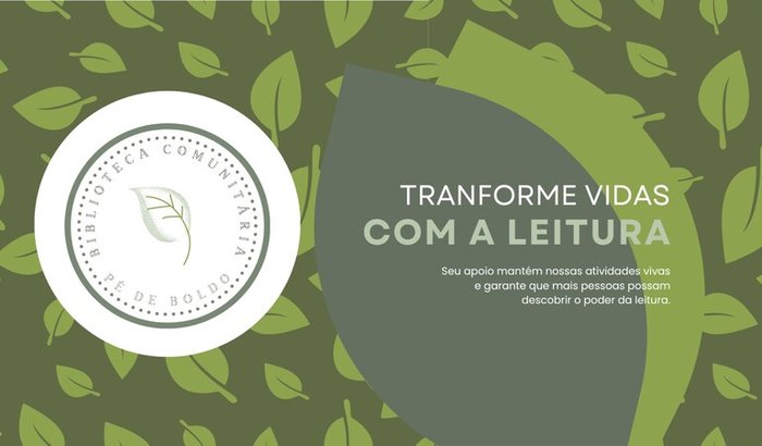 Ajude a Biblioteca Pé de Boldo