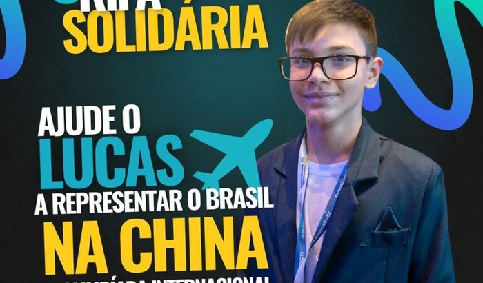 Ajude um Jovem Brilhante a representar o Brasil na Olimpíada Internacional de Cibersegurança - China 2025