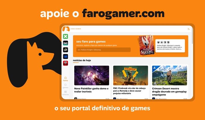 Ajude o Faro Gamer a se tornar o maior portal gamer do Brasil!