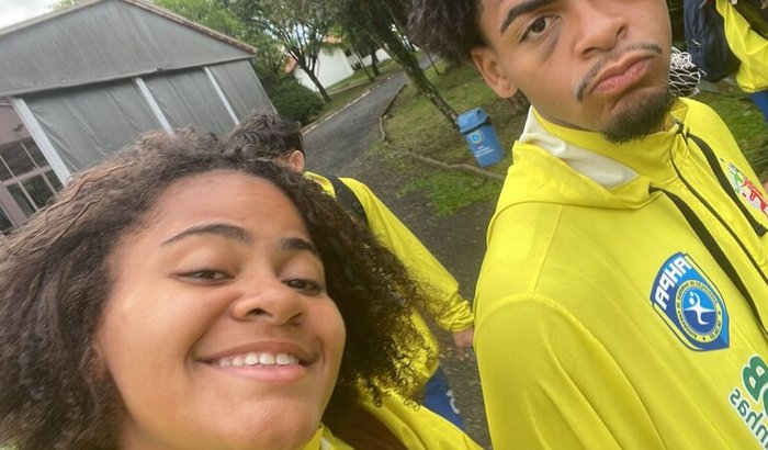 para viagem atletas de handebol areia