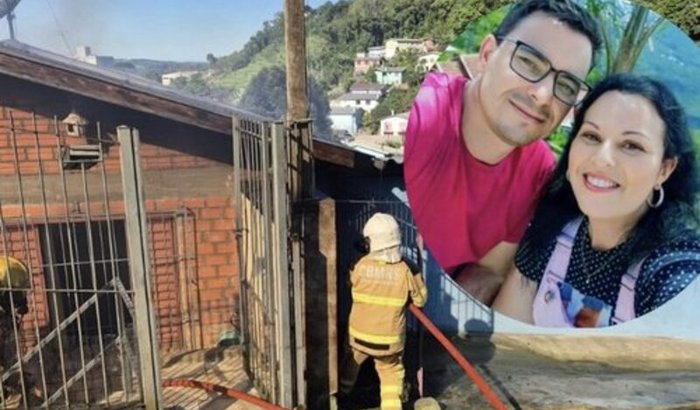 Ajudando os pais da Haniele