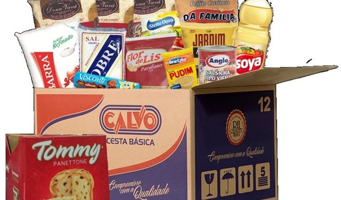 Campanha de Natal para arrecadação de cestas básicas