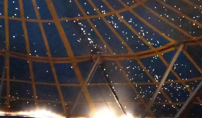 Reforma da lona do Master show circus 