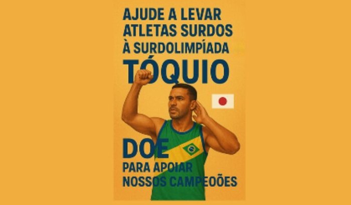 “Ajude os Heróis do Silêncio a Chegar às Olimpíadas de Surdos no Japão 🇯🇵✨”