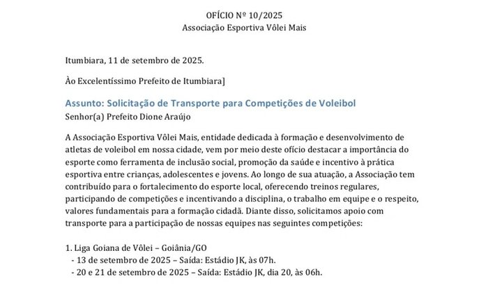 Pelos atletas juvenil para disputar taça Paraná 