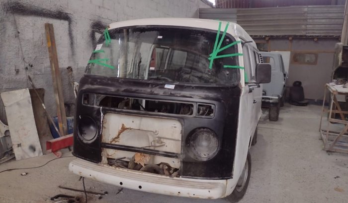 Reforma da kombi Lar Betesda