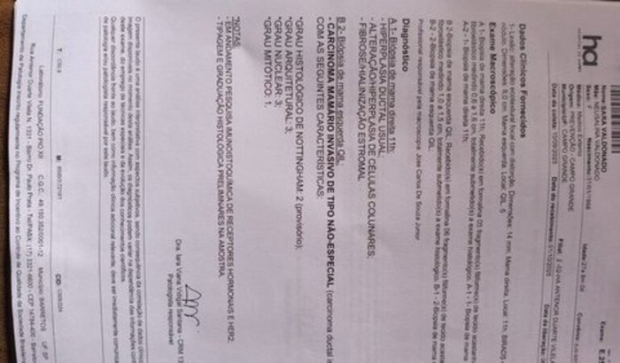 Ajudar no tratamento da minha irmã (câncer de mama)