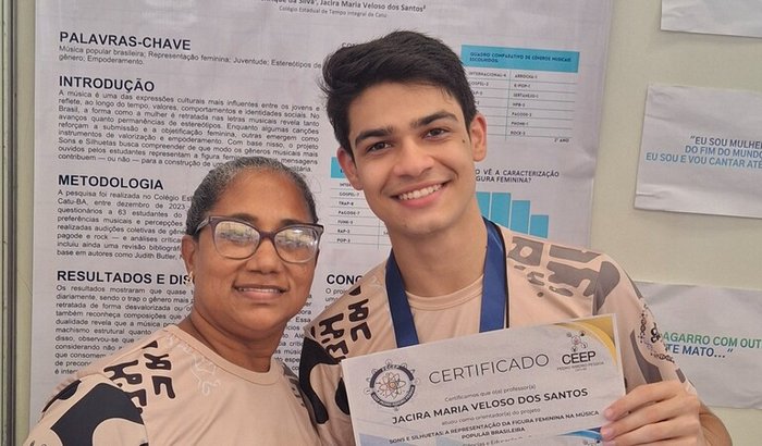 Estudante de Catu aprovado em feira de ciências internacional no Chile