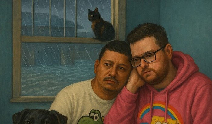 💧 Quando o medo veio com a chuva, a esperança ficou.