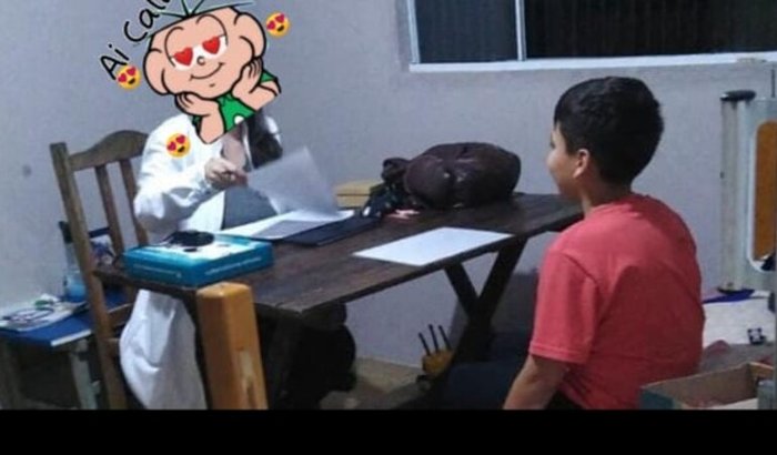 Uma bicicleta para o natal do Davi