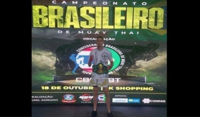 Atleta Willian Silva irá representar o Brasil no Campeonato Mundial de Muay Thai na Tailândia