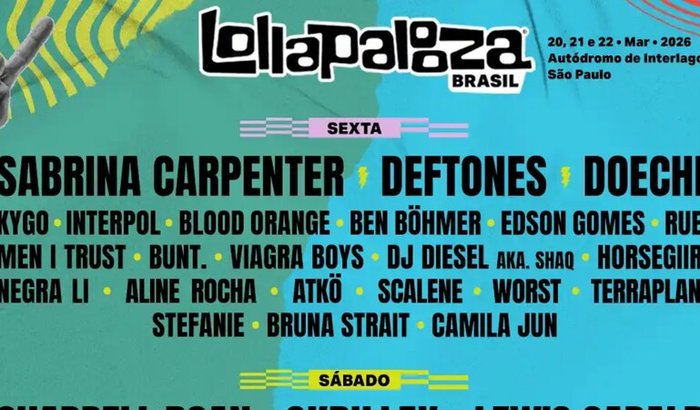 Ir no Lollapalooza 2026 ver a Sabrina carpenter 