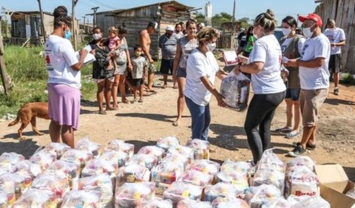 Doação amiga contra fome