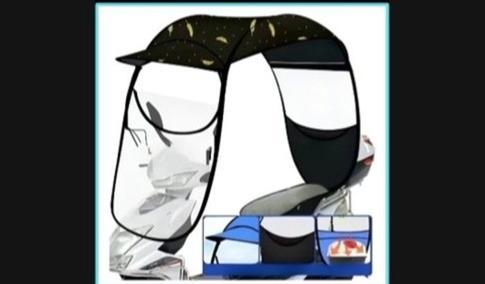 Guarda chuva/guarda sol para motocicleta 