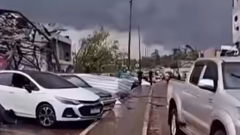 Tornado Rio bonito do Iguaçu Pr