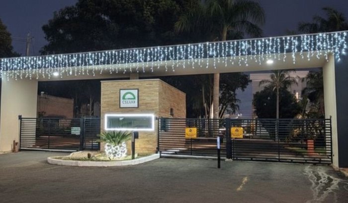 Iluminação de Natal do condomínio