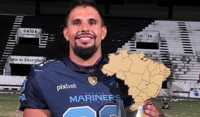 Diogo na Final do Brasil Bowl