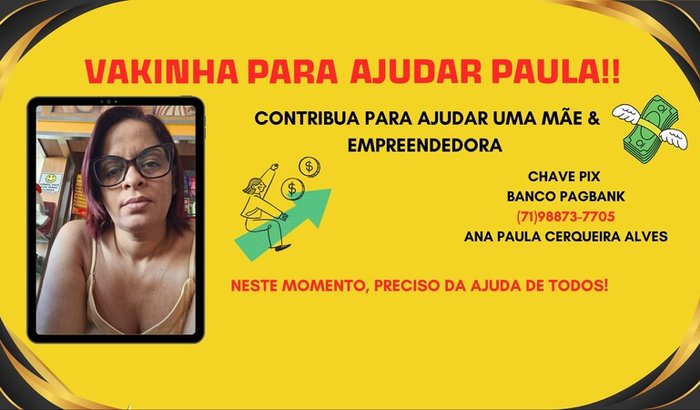 AJUDE PAULA A SE REERGUER