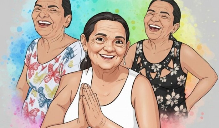 Tv nova para a Sinhá