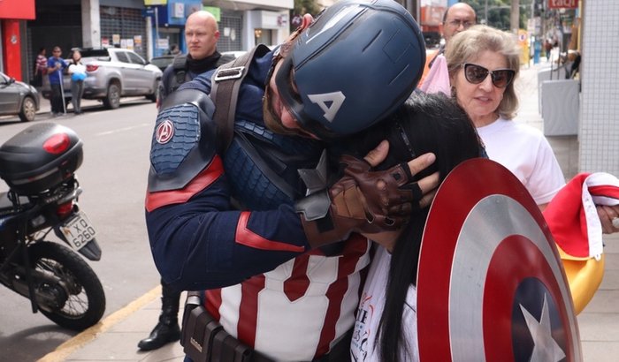 Ajuda para nova roupa capitão América 