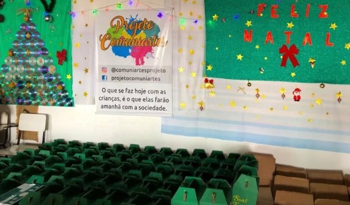 Ação de Cestas de Natal para famílias em situação de vulnerabilidade