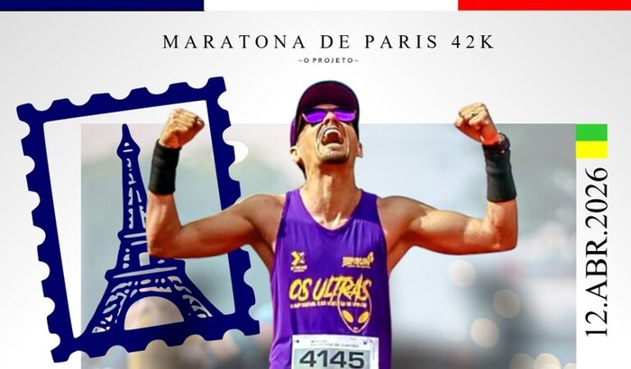Wilian na Maratona de Paris 2026