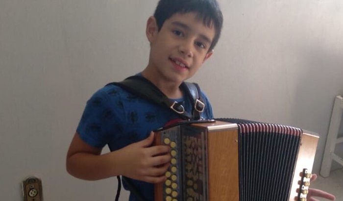 Uma gaita pra alguns, um sonho para o Francisco!