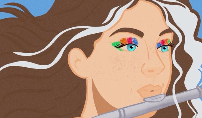 Mural de homenagem para Catarina Kasten