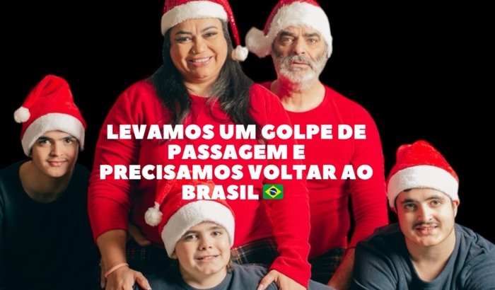 Fomos vítimas de golpe de R$ 22 mil em passagens — ajude nossa família a retornar ao Brasil