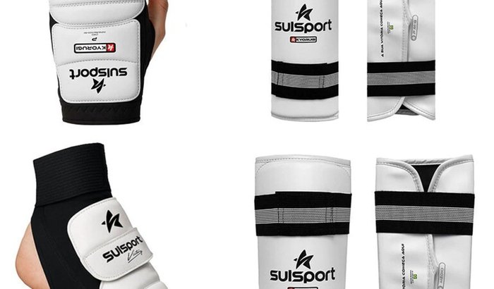 Para comprar equipamentos de taekwondo.