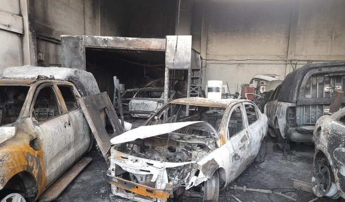 Reconstrução após INCÊNDIO