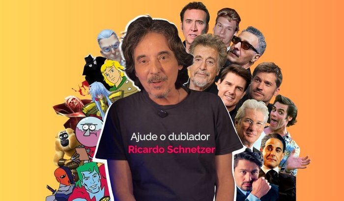 Ajude o dublador Ricardo Schnetzer