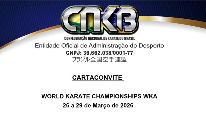 Ajuda para disputar um campeonato mundial de karate
