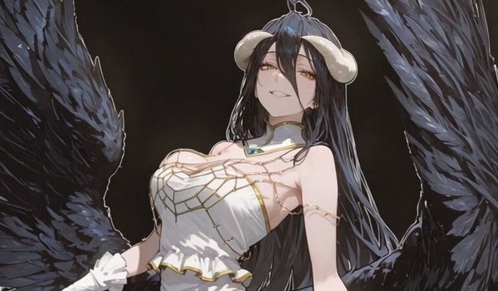 Cosplay Albedo overlord♡(˃͈ દ ˂͈ ༶ )