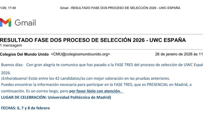 Cheguei à fase final do UWC e preciso de apoio