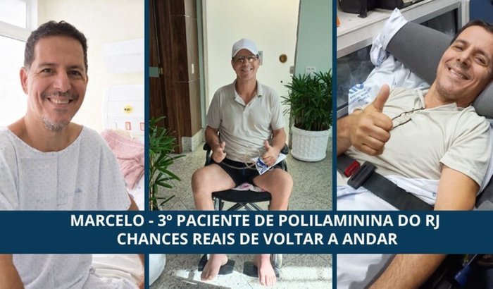 Ajude ao Marcelo a voltar a andar - Tratamento por Polilaminina