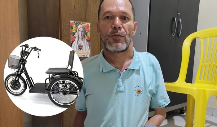 Vakinha para o Triciclo Elétrico do Cássio