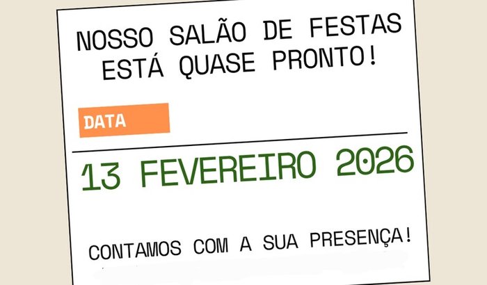 Inauguração do salão