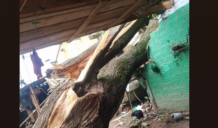 Reconstrução do lar de João e Rosana