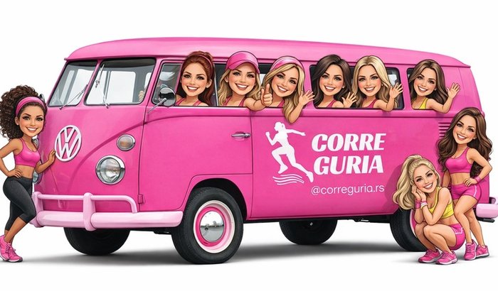 🚐💗 Kombi do Corre Guria: um sonho sobre rodas!