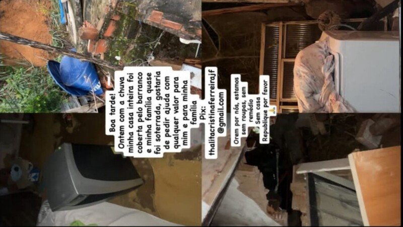 Perda total em Juiz de Fora, recomeço para Thalita e sua família 