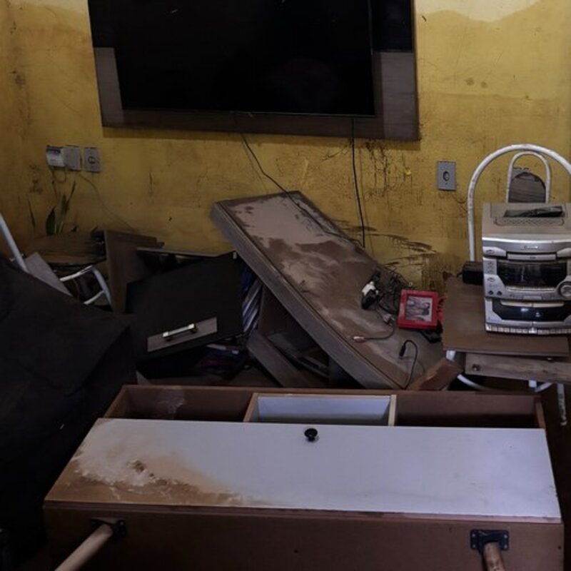 Ajuda desabrigado enchente Matias Barbosa - MG 