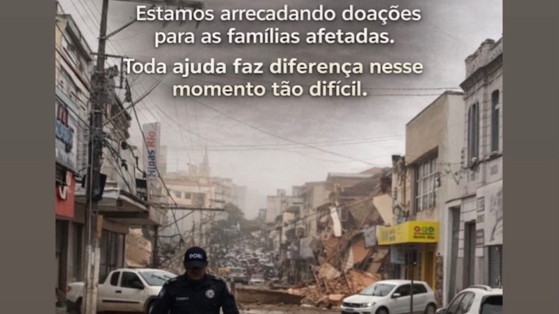 AJUDA AOS DESABRIGADOS DA ENCHENTE EM UBÁ 