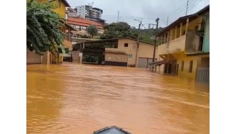 Vítimas enchente Senador Firmino-MG
