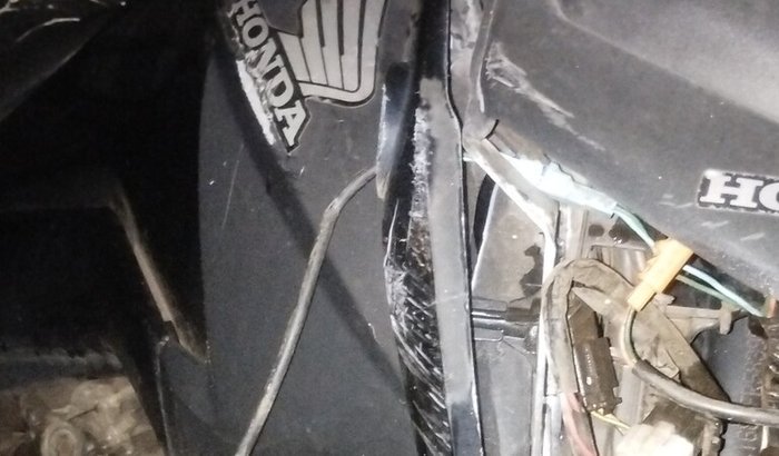 Sofri um acidente voltando do trabalho